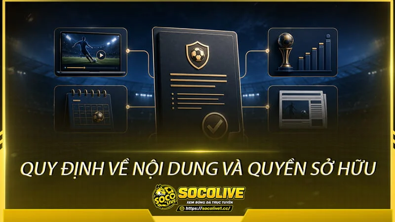 Quy định về nội dung và quyền sở hữu của Socolive TV