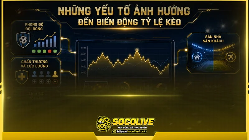 Những yếu tố ảnh hưởng đến biến động tỷ lệ kèo cần biết tại trang Socolive
