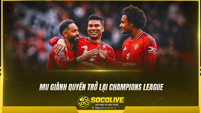 Manchester United là một trong những đại diện Anh tại Champions League
